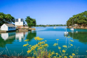 Belle longère en campagne à Larmor Baden